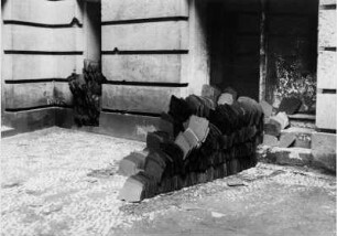 Dachziegel an der Fassade des Bode-Museums