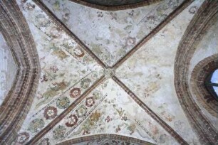 Gewölbebilder mit Drolerien, Ranken- und Laubwerk — Fabelwesen, Fische , Ranken- und Laubwerk