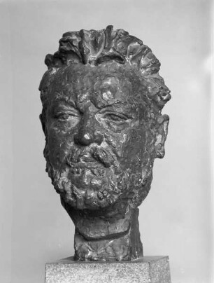 Büste des Malers Max Slevogt