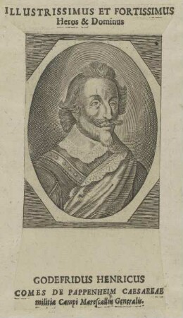 Bildnis des Godefridus Henricus, Comes de Pappenheim