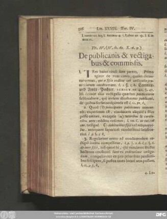 Tit. IV. (IV. 61. 62. X. 16. 19.) De publicanis & vectigabus & commissis.