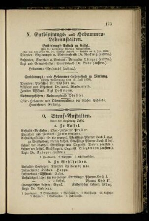 Entbindungs- und Hebammen-Lehranstalten