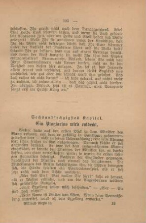 Sechsundsechzigstes Kapitel. Ein Plagiarius wird entdeckt