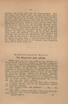 Sechsundsechzigstes Kapitel. Ein Plagiarius wird entdeckt