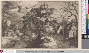 [Landschaft mit stürmischem oder nächtlichem Himmel; Landscape with Stormy or Night Sky]