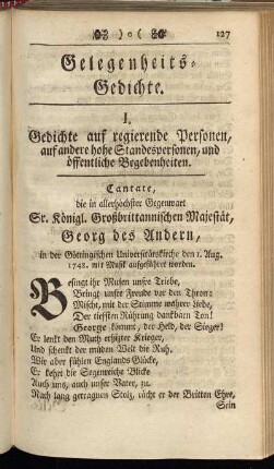 Gelegenheits-Gedichte.