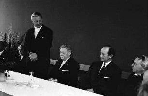 Freiburg: Regierungspräsidium; Anton Dichtel 60 Jahre; Ansprache: Ministerpräsident Kiesinger