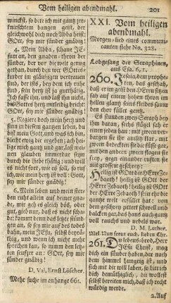 XXI. Vom heiligen abendmahl