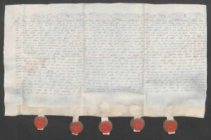 Instrumentum cautionis des Grafen Johann Jakob Franz von Eltz-Kempenich.