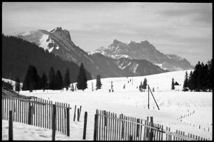 Les Mosses: Blick zum Dents du Midi, größer