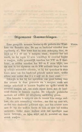 Algemeene Aanmerkingen