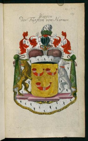 159, Wappen des Fürsten von Hornes