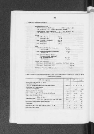 Meteorologische Beobachtungen des deutschen Wetterdienstes 1976 bis 1978