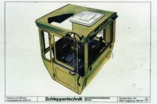 Schleppertechnik Ganzstahlsicherheitskabine MB-trac