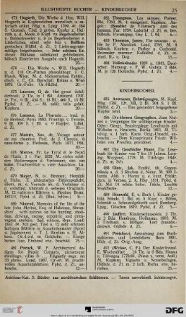 Kinderbücher (Nr. 485-492)