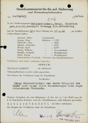 Schlechtendahl, Henny