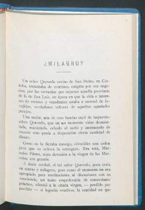 ¿Milagro?