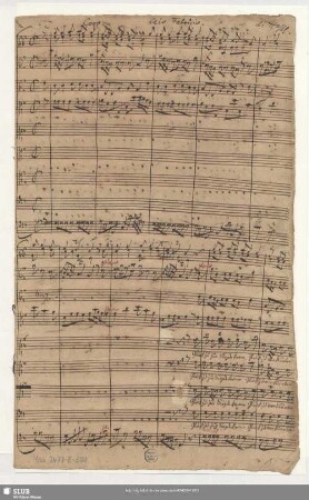 Cajo Fabricio. Excerpts. Arr - Mus.2477-E-508 : Coro, orch, b