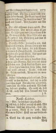 Reise-Lieder.