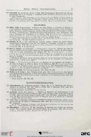 Naturwissenschaften (Nr. 339-379)