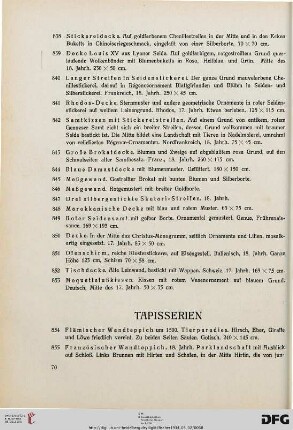 Tapisserien (Nr. 854-859)