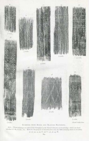 Rubbings from Besisi and Blandas blowpipes