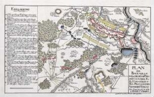 WHK 25 Deutscher Siebenjähriger Krieg 1756-1763: Plan der Schlacht bei Torgau in Sachsen, 3. November 1760