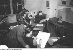 Kulturgruppen des VEB Kartonagenindustrie Dresden, April 1952