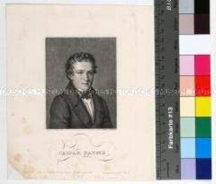 Porträt des jungen Kaspar Hauser