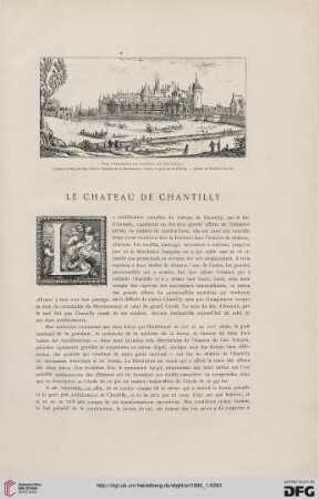 11: Le Château de Chantilly, [1]