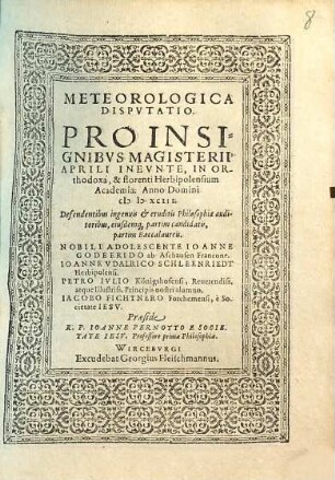 Meteorologica disputatio