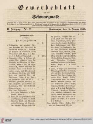 Nro. 2 (16. Januar)