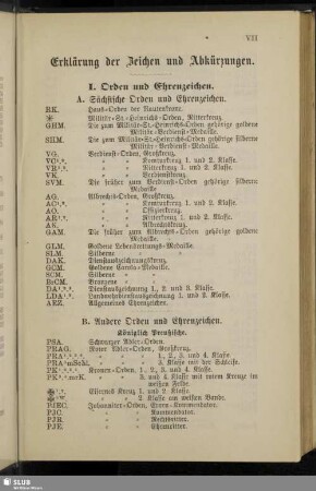 Erklärung der Zeichen und Abkürzungen