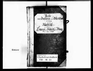 Reise nach Warschau (1744), Rückreise über Krakau, Olmütz [Olomouc] und Prag (1745)