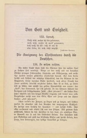 Von Gott und Ewigkeit
