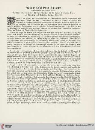 18: Wien nach dem Kriege