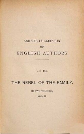 The rebel of the family, 2