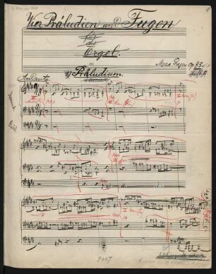 4 Präludien und Fugen; org; op.85