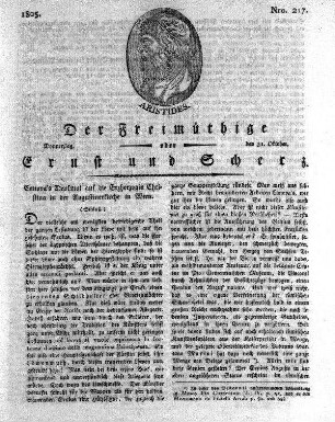 Nro. 217, Donnerstag den 31. Oktober