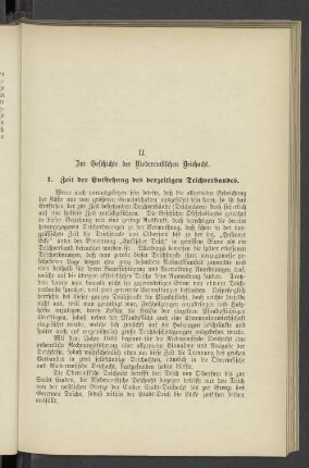 II. Zur Geschichte der Niederemsischen Deichacht.
