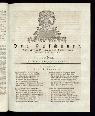 No. 21 - 17. Februar 1821