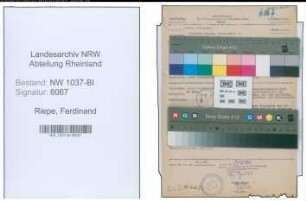 Entnazifizierung Ferdinand Riepe , geb. 28.08.1900 (Steiger)