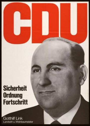 CDU - Christlich Demokratische Union, Landtagswahl 1968