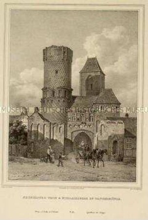 Tangermünde, Neustädter Tor und Nikolaikirche (Nr. 22 einer Folge)