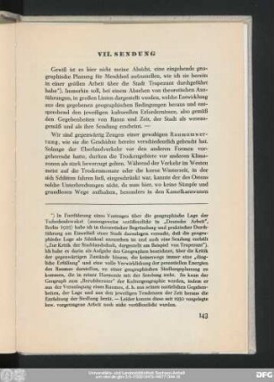 VII. Sendung