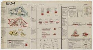 Ideenwettbewerb "Bebauung Obstbaugelände der Freien Universität Berlin", FU Berlin (nicht realisiert), 1. Ankauf – Projektübersicht. Berlin-Dahlem