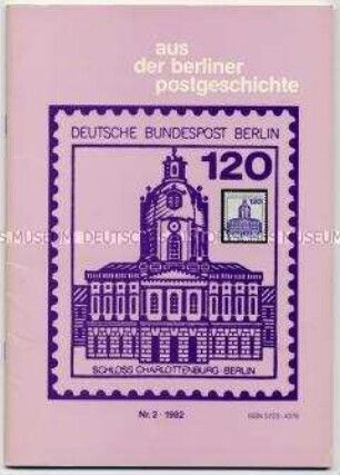 Broschüre zur Postgeschichte von Berlin