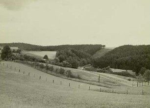 Kleinvoigtsberg, Erzwäsche der Grube Alte Hoffnung Gottes vom Fahrweg beim Neuschacht