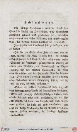 Schlußwort
