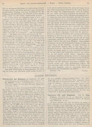 61-64 Kleine Kritiken